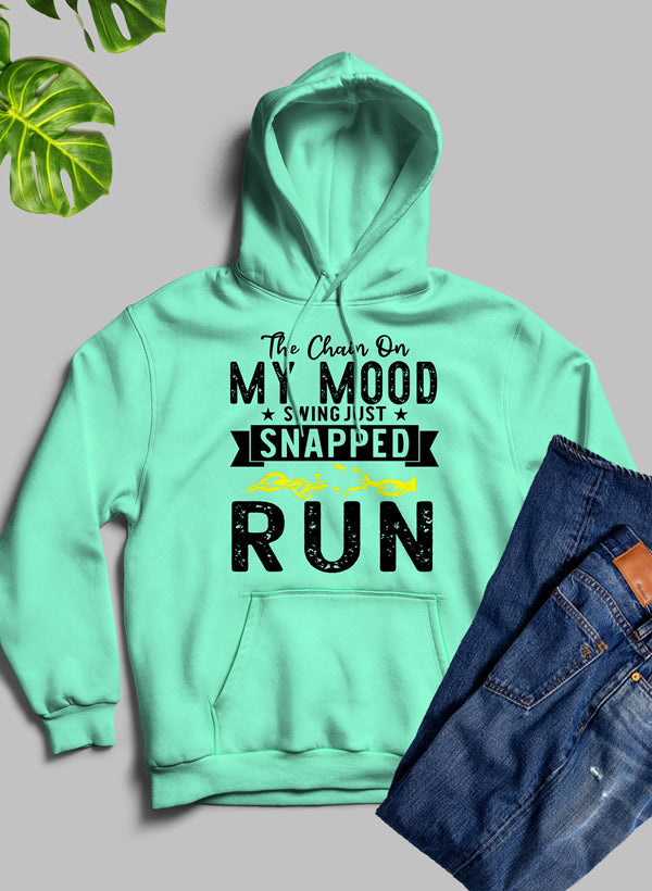 The Chain On My Mood Swing Just Snapped Hoodie shopmerchmallow Virgin Teez - Black Hoodie