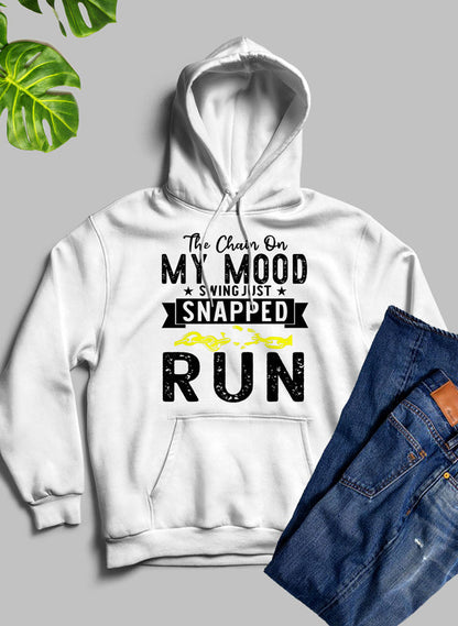 The Chain On My Mood Swing Just Snapped Hoodie shopmerchmallow Virgin Teez - Black Hoodie