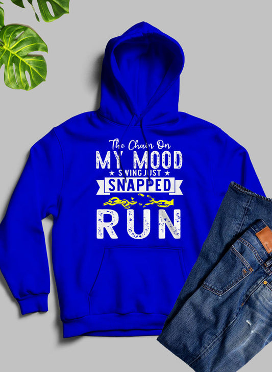 The Chain On My Mood Swing Just Snapped Hoodie shopmerchmallow Virgin Teez - Black Hoodie