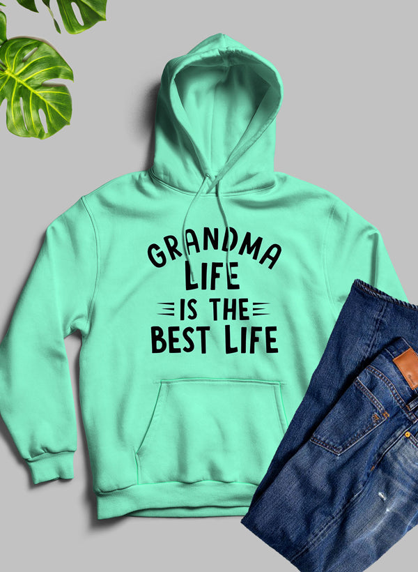 The Grandma Life Hoodie shopmerchmallow Virgin Teez - Black Hoodie