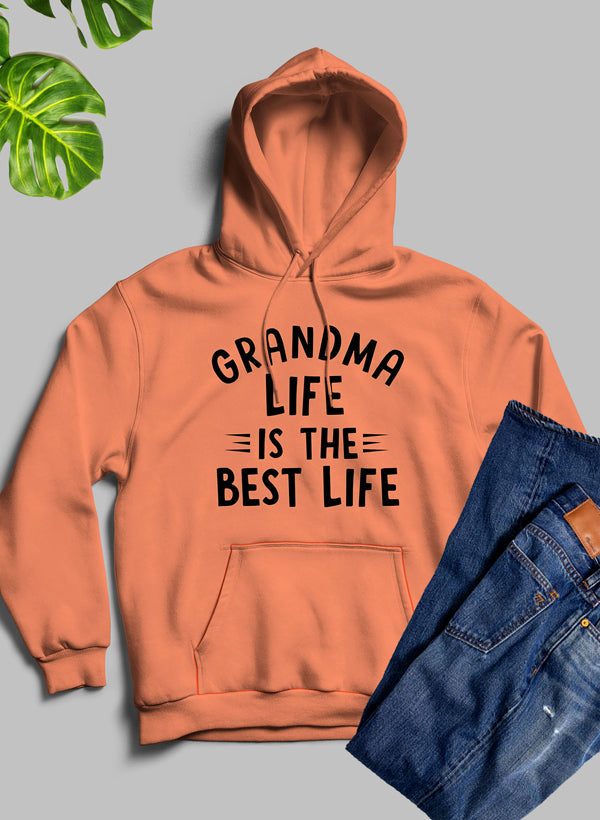 The Grandma Life Hoodie shopmerchmallow Virgin Teez - Black Hoodie
