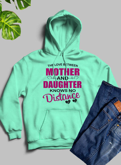 The Love Between Mother & Daughter Hoodie shopmerchmallow Virgin Teez - Black Hoodie