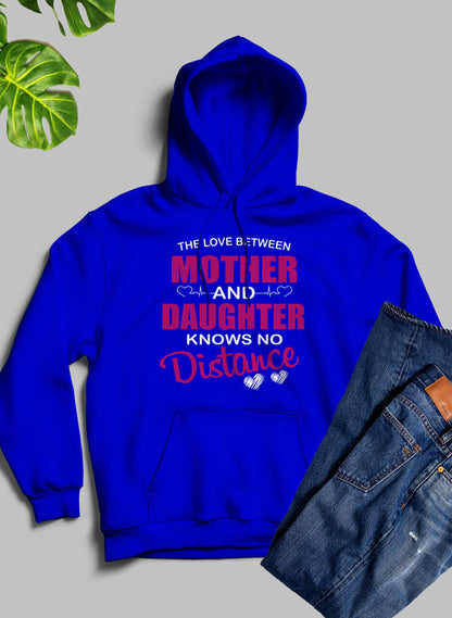 The Love Between Mother & Daughter Hoodie shopmerchmallow Virgin Teez - Black Hoodie