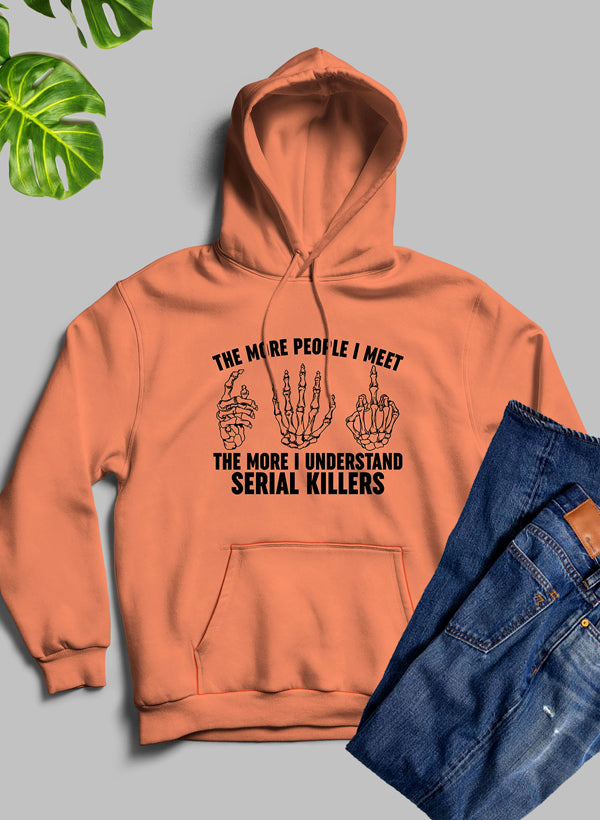 The More People I Meet Hoodie shopmerchmallow Virgin Teez - Black Hoodie