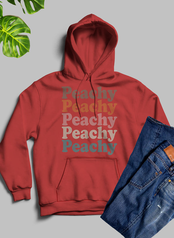 Vintage Colors Peachy Hoodie shopmerchmallow Virgin Teez - Black Hoodie