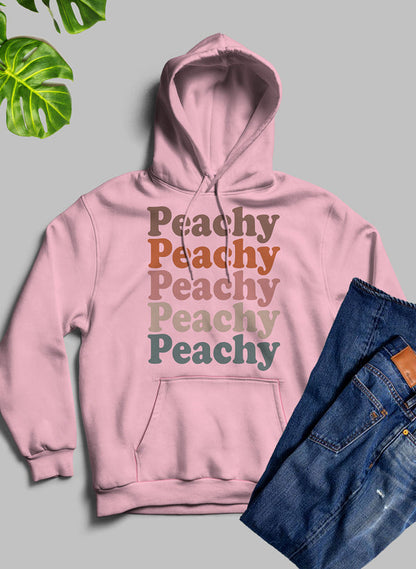 Vintage Colors Peachy Hoodie shopmerchmallow Virgin Teez - Black Hoodie
