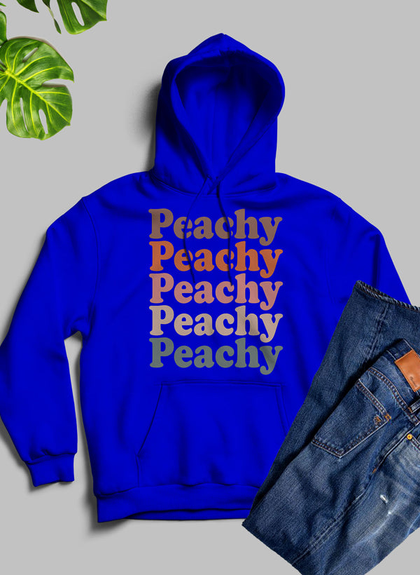 Vintage Colors Peachy Hoodie shopmerchmallow Virgin Teez - Black Hoodie