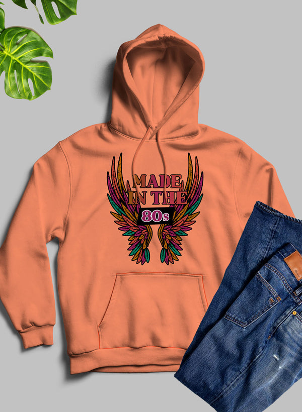 Vintage Inspired Made In The 80s Hoodie shopmerchmallow Virgin Teez - Black Hoodie