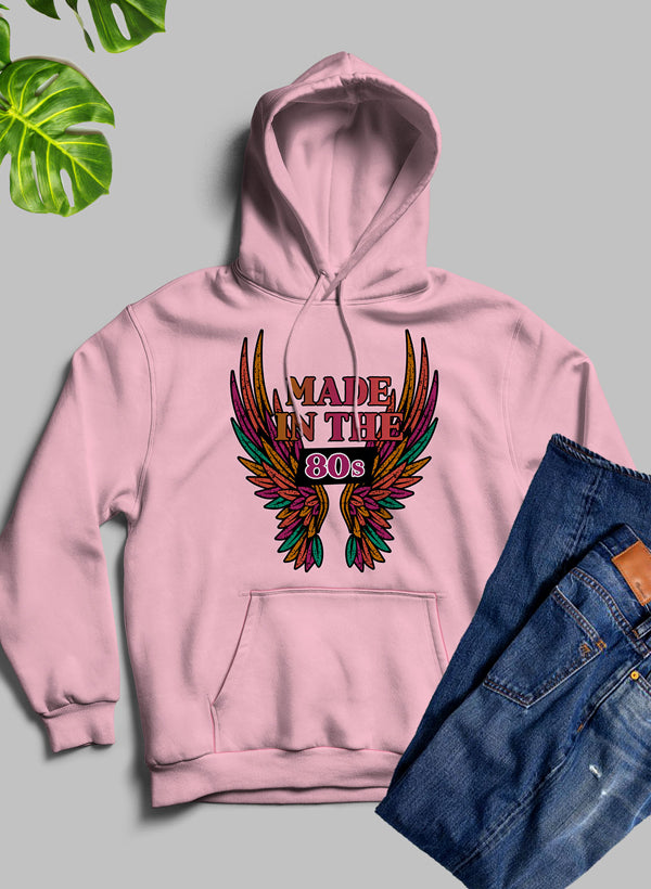 Vintage Inspired Made In The 80s Hoodie shopmerchmallow Virgin Teez - Black Hoodie