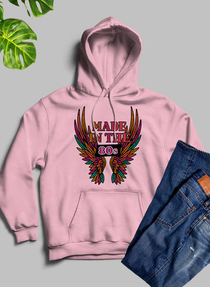 Vintage Inspired Made In The 80s Hoodie shopmerchmallow Virgin Teez - Black Hoodie