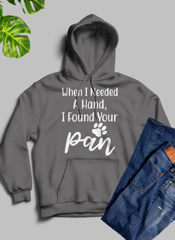 When I Needed A Hand Hoodie shopmerchmallow Virgin Teez - Black Hoodie