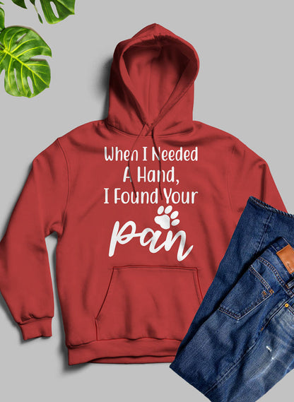 When I Needed A Hand Hoodie shopmerchmallow Virgin Teez - Black Hoodie