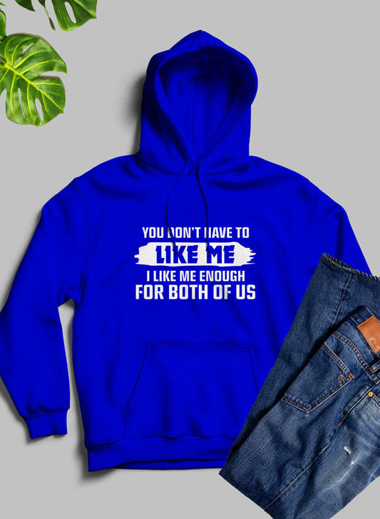 You Dont Like Me Hoodie shopmerchmallow Virgin Teez - Black Hoodie