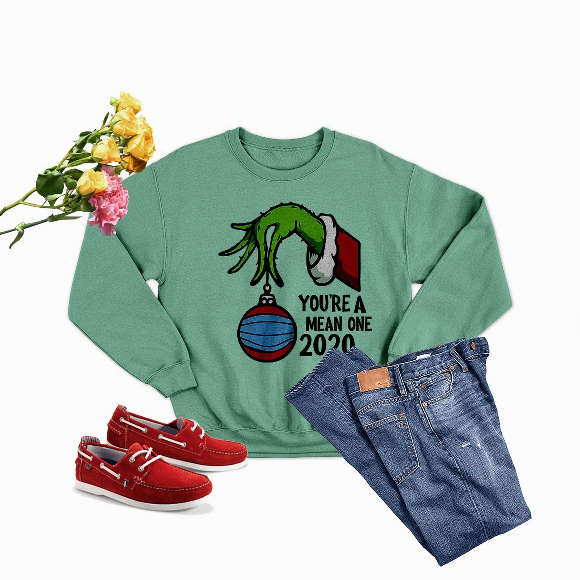You're Mean One 2020 Sweat Shirt shopmerchmallow You're Mean One 2020 Sweat Shirt