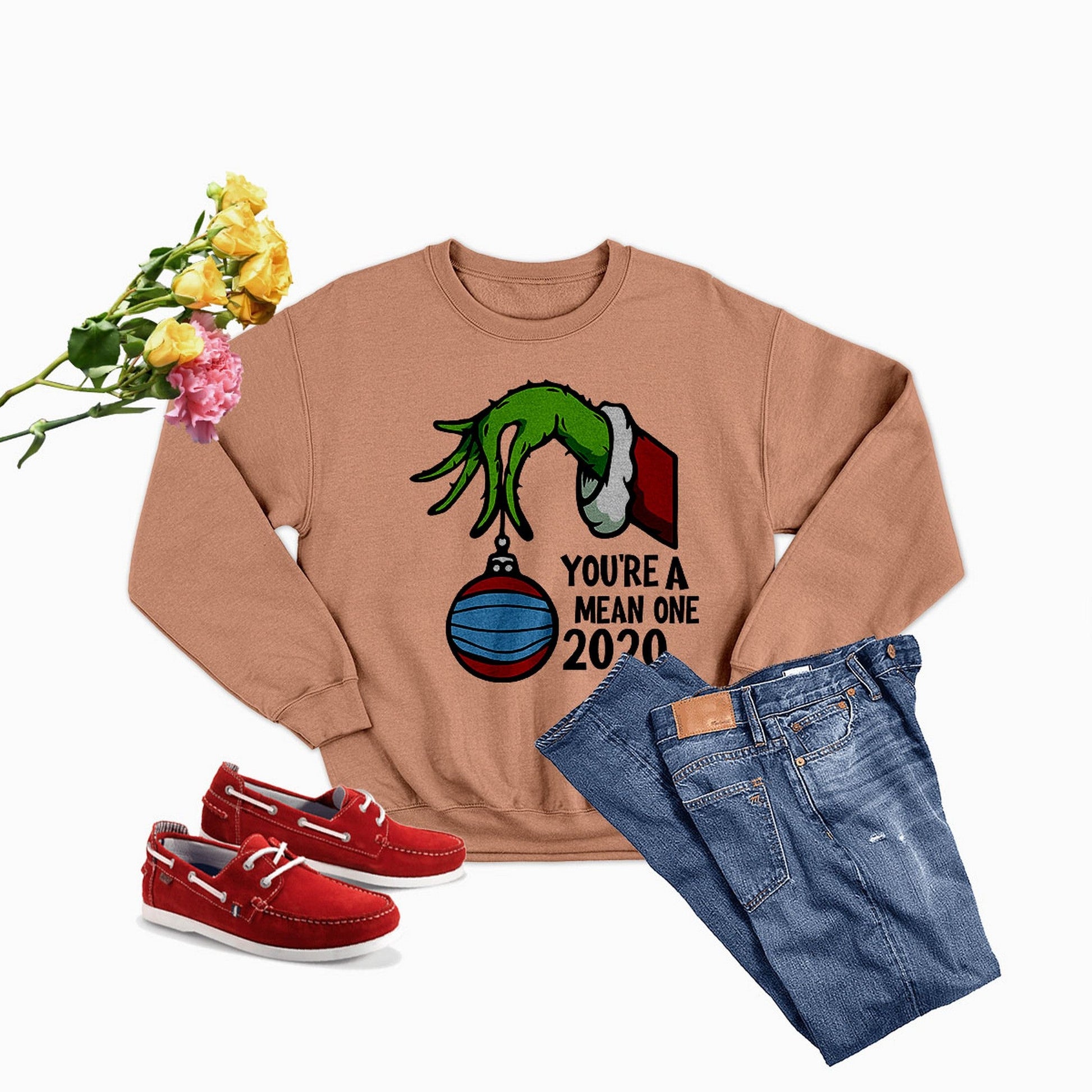 You're Mean One 2020 Sweat Shirt shopmerchmallow You're Mean One 2020 Sweat Shirt