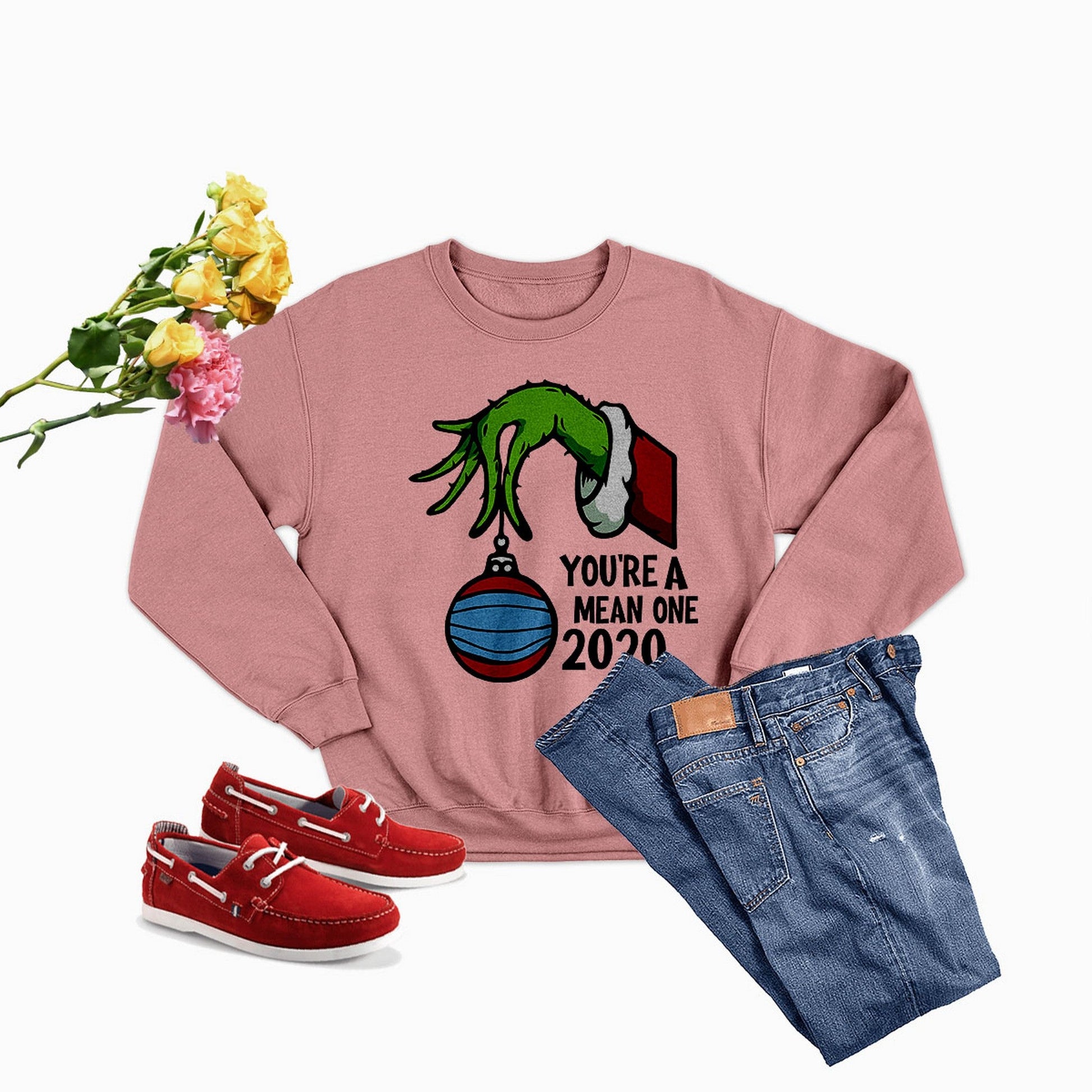 You're Mean One 2020 Sweat Shirt shopmerchmallow You're Mean One 2020 Sweat Shirt