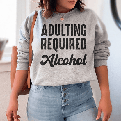 Adulting Requires Alcohol shopmerchmallow Adulting Requires Alcohol