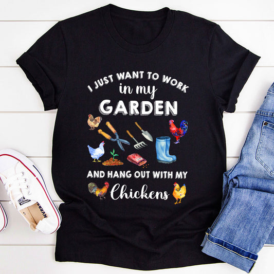 I Just Want To Work In My Garden T-Shirt shopmerchmallow I Just Want To Work In My Garden T-Shirt