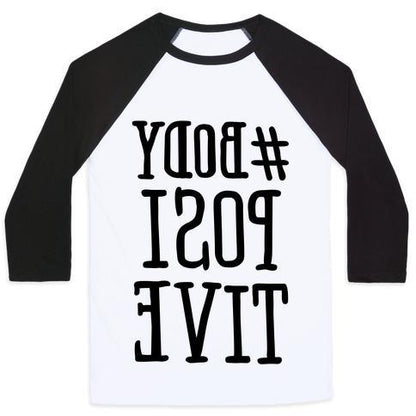 #BODY POSITIVE MIRROR VERSION UNISEX CLASSIC BASEBALL TEE shopmerchmallow #BODY POSITIVE MIRROR VERSION UNISEX CLASSIC BASEBALL TEE