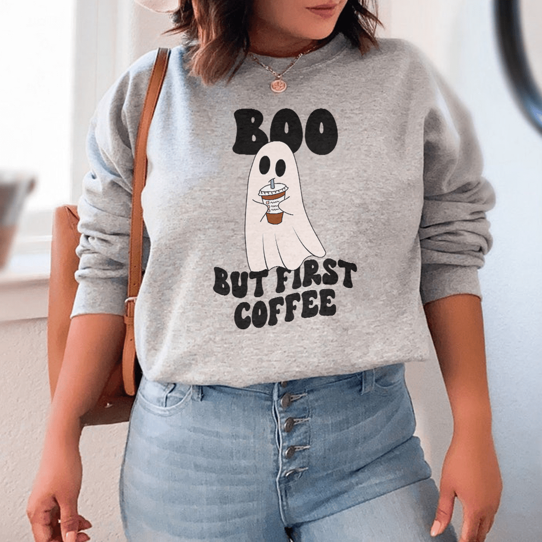Boo But First Coffee shopmerchmallow Boo But First Coffee