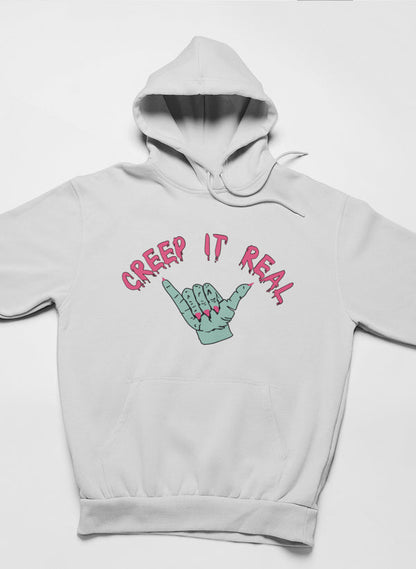 Creep It Real Hoodie shopmerchmallow Virgin Teez - Black Hoodie