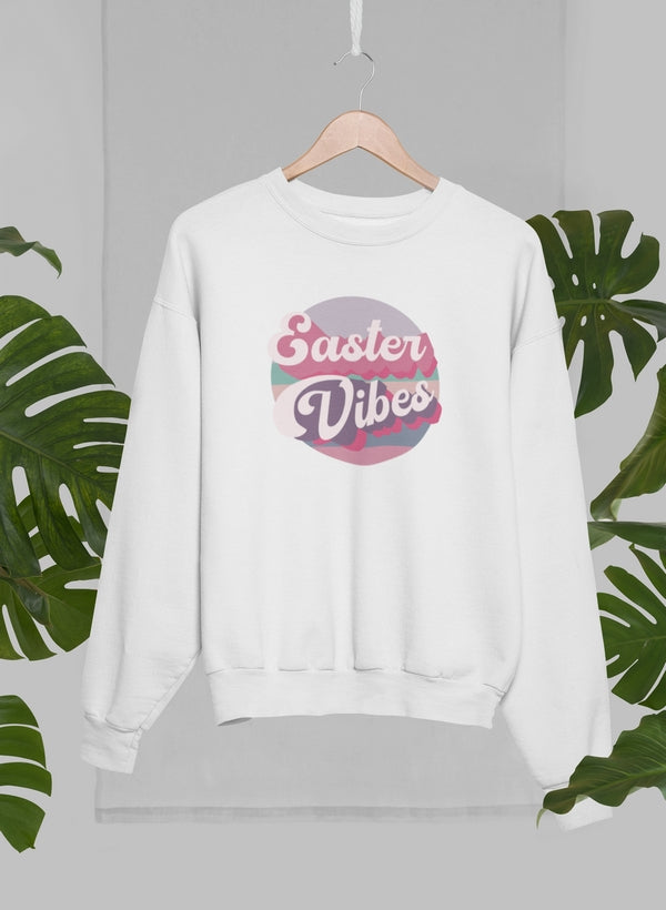 Easter Vibe Sweat Shirt shopmerchmallow Virgin Teez - Black Hoodie