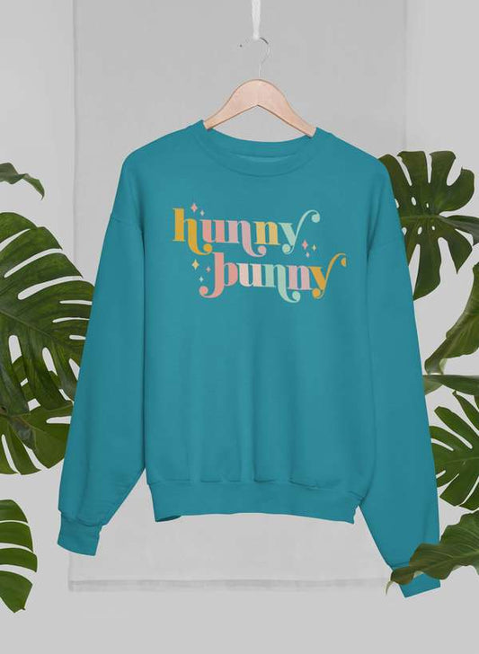 hunny bunny Sweat Shirt shopmerchmallow Virgin Teez - Black Hoodie