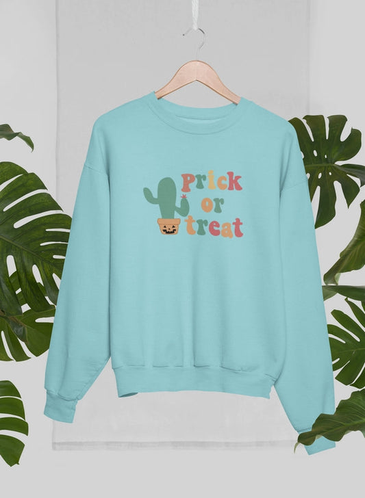 Prick Or Treat Sweat Shirt shopmerchmallow Virgin Teez - Black Hoodie