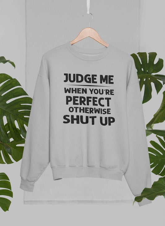 Jadgu me Sweat Shirt shopmerchmallow Virgin Teez - Black Hoodie