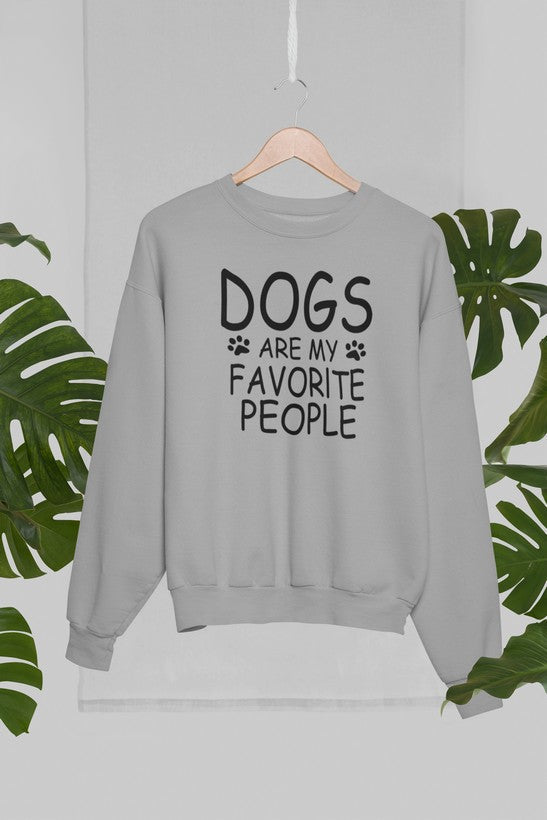 Dogs Are My Favorite People Sweat Shirt shopmerchmallow Virgin Teez - Black Hoodie