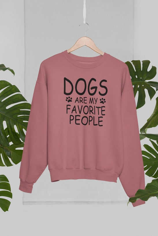Dogs Are My Favorite People Sweat Shirt shopmerchmallow Virgin Teez - Black Hoodie