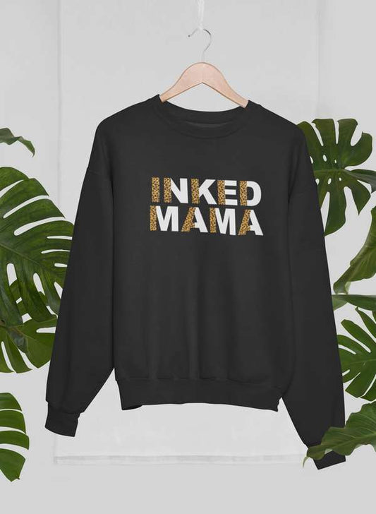 Inked Mama Sweat Shirt shopmerchmallow Virgin Teez - Black Hoodie
