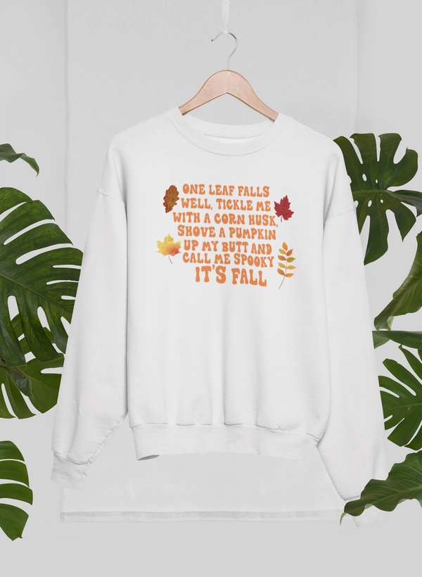 it's fall Sweat Shirt shopmerchmallow Virgin Teez - Black Hoodie
