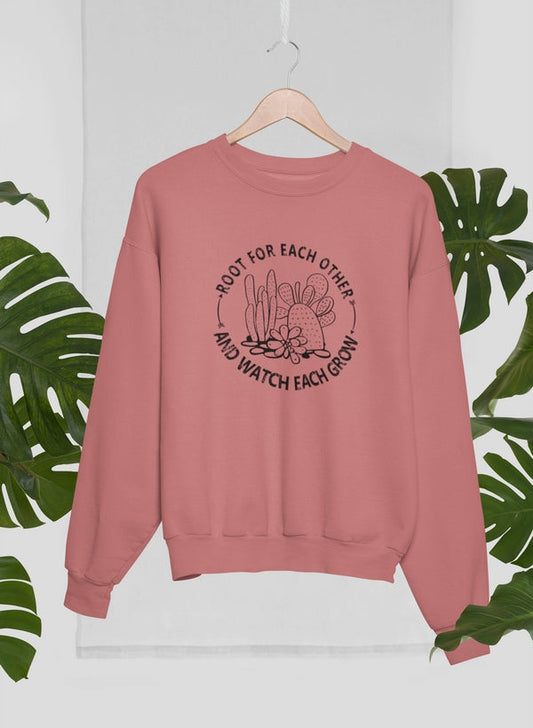 Root For Each Other Sweat Shirt shopmerchmallow Virgin Teez - Black Hoodie