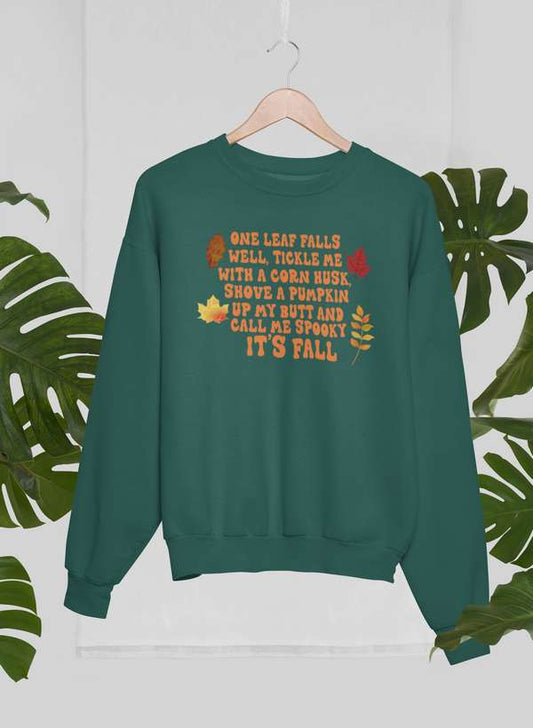 it's fall Sweat Shirt shopmerchmallow Virgin Teez - Black Hoodie