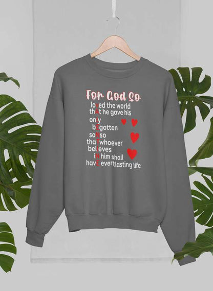 For God So Sweat Shirt shopmerchmallow Virgin Teez - Black Hoodie