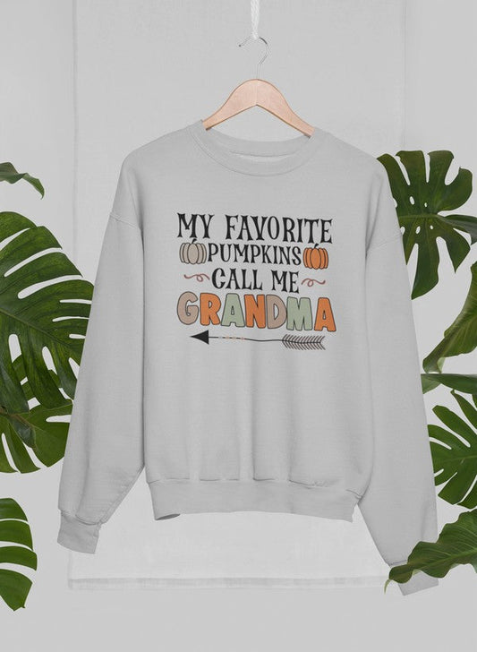 My Favorite Pumpkins Call Me Grandma Sweat Shirt shopmerchmallow Virgin Teez - Black Hoodie