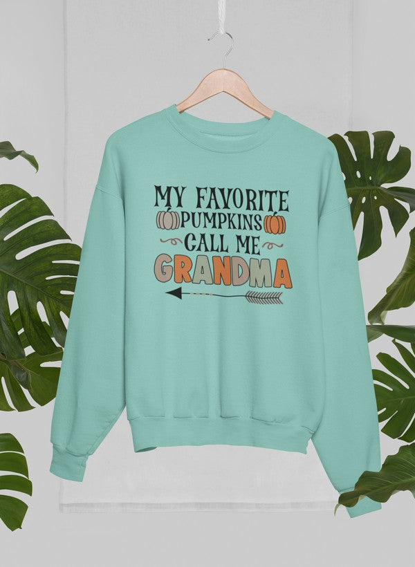 My Favorite Pumpkins Call Me Grandma Sweat Shirt shopmerchmallow Virgin Teez - Black Hoodie