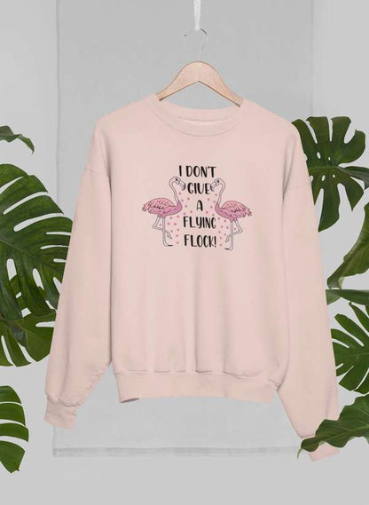 I Don't Give A Flying Flock Sweat Shirt shopmerchmallow Virgin Teez - Black Hoodie