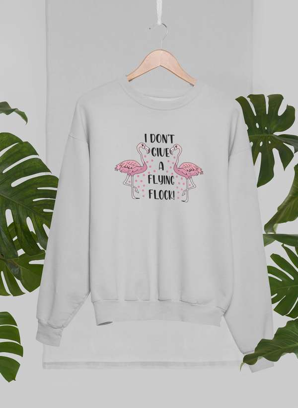 I Don't Give A Flying Flock Sweat Shirt shopmerchmallow Virgin Teez - Black Hoodie