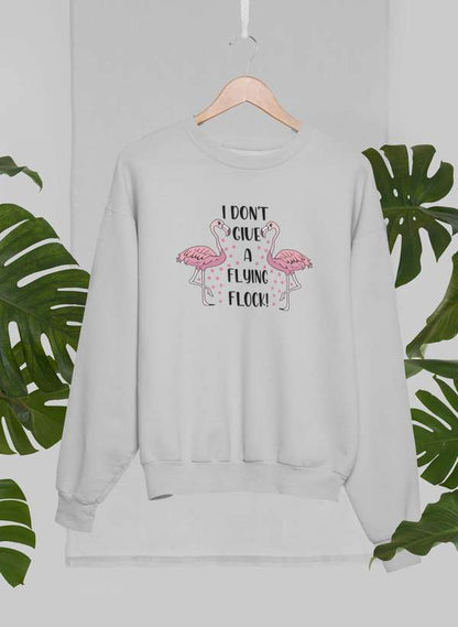 I Don't Give A Flying Flock Sweat Shirt shopmerchmallow Virgin Teez - Black Hoodie
