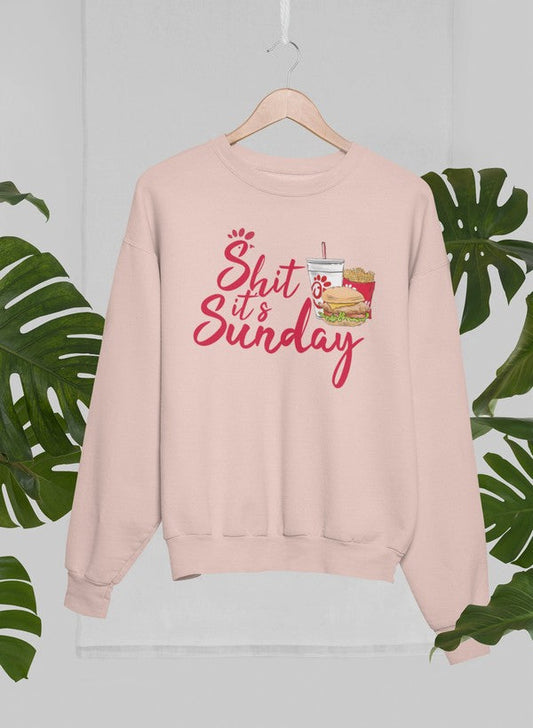 It's Sunday Chicken Sweat Shirt shopmerchmallow Virgin Teez - Black Hoodie