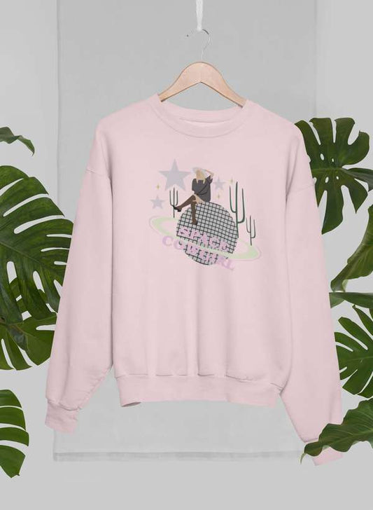 Space Cowgirl Sweat Shirt shopmerchmallow Virgin Teez - Black Hoodie