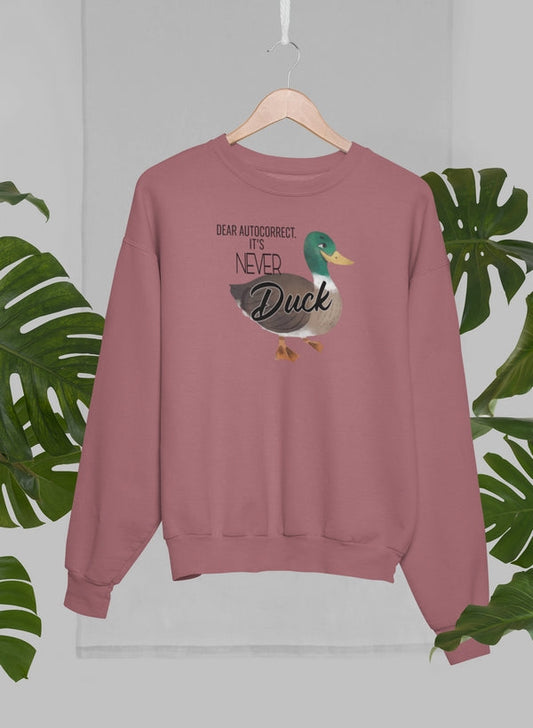 Dear Autocorrect Sweat Shirt shopmerchmallow Virgin Teez - Black Hoodie