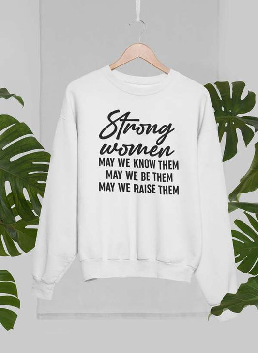 Strong Women Sweat Shirt shopmerchmallow Virgin Teez - Black Hoodie