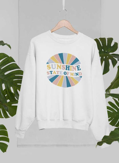 Sunshine State Of Mind Sweat Shirt shopmerchmallow Virgin Teez - Black Hoodie