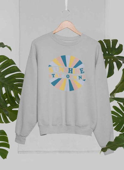 Sunshine State Of Mind Sweat Shirt shopmerchmallow Virgin Teez - Black Hoodie