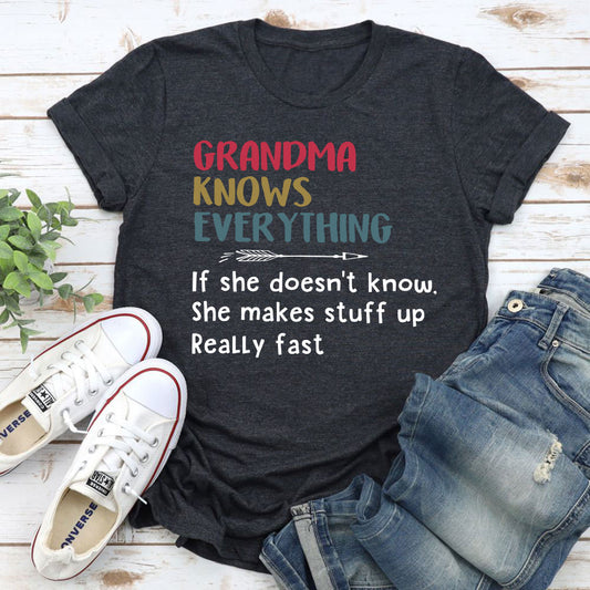 Grandma Knows Everything T-Shirt shopmerchmallow Grandma Knows Everything T-Shirt