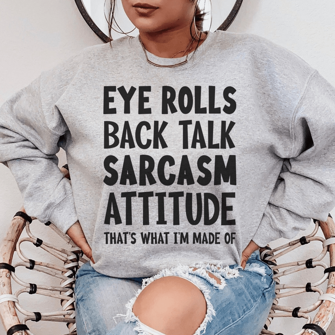 Eye Rolls Back Talk Sarcasm Attitude shopmerchmallow Eye Rolls Back Talk Sarcasm Attitude
