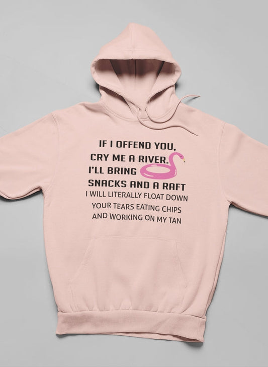 If I Offend You Hoodie shopmerchmallow Virgin Teez - Black Hoodie